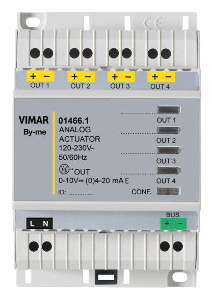 Attuatore domotico 4 uscite analogiche - VIW 01466.1