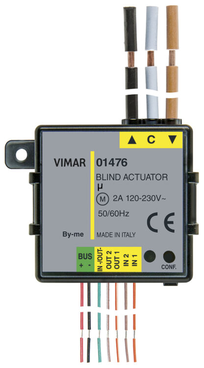Modulo domotico 2in 3out (1 tapp+2 LED) - VIW 01476