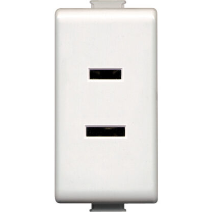 matix - presa UL 2P 15A bianco - BTI AM5115S