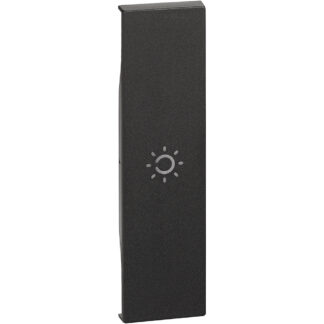 L.NOW - cover comando luce 1 mod. nera - BTI KG01A