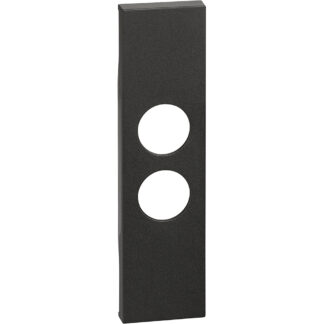 L.NOW - cover presa TV-SAT 1M nera - BTI KG09