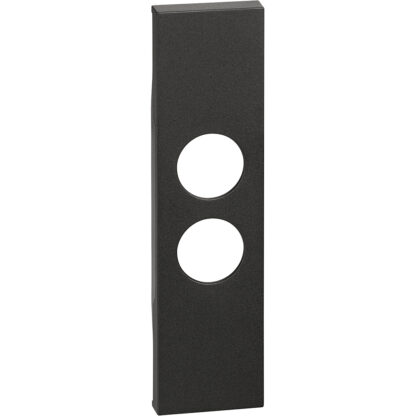 L.NOW - cover presa TV-SAT 1M nera - BTI KG09