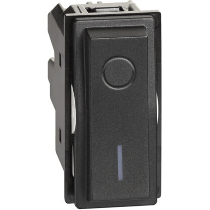 L.NOW - interruttore 2P 16AX nero - BTI KG4002