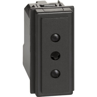 L.NOW - presa 2P+T 10A 250Vac nera - BTI KG4113