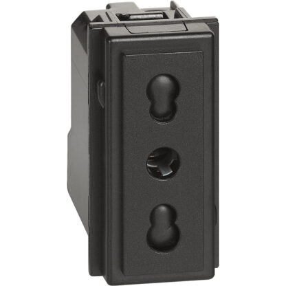 L.NOW - presa 2P+T 10/16A 250Vac bipas.nera - BTI KG4180