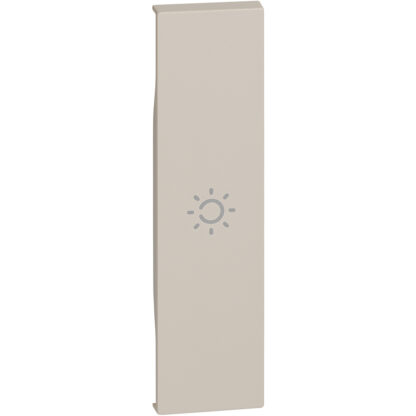 L.NOW - cover comando luce 1 mod. sabbia - BTI KM01A