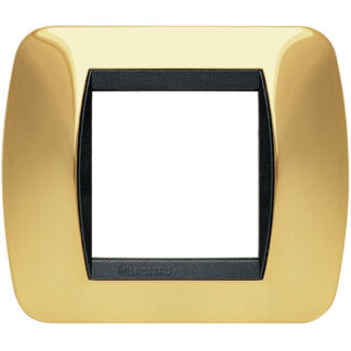living int - placca 2 posti oro vero - BTI L4802OR
