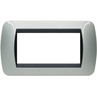 living int - placca 4 posti alluminio - BTI L4804AL