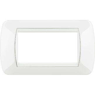 living int - placca 4P bianco - BTI L4804BI