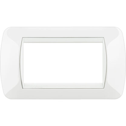 living int - placca 4P bianco - BTI L4804BI