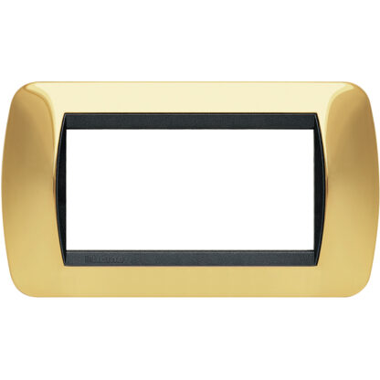 living int - placca 4 posti oro vero - BTI L4804OR