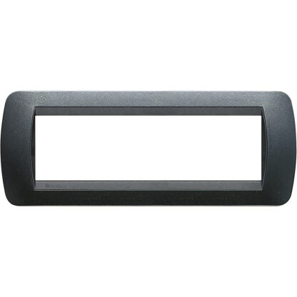 living int.- placca 7P plastica acciaio s. - BTI L4807PA
