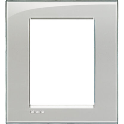 LL - placca 3+3P grigio ghiaccio - BTI LNA4826KG