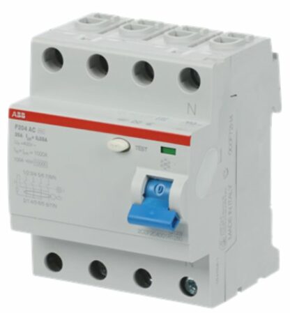 Interruttore differenziale puro F204 25A AC 4P - ABB F427812