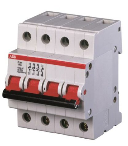 nterruttore sezionatore E204/100G 4P 100A 4M M646291 - ABB M646291
