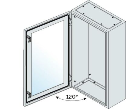 Cassa più porta trasparente 1000X600X250 - ABB SRN10625VK