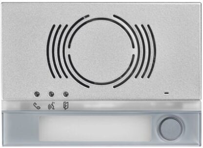 Frontalino modulo 1083/38 Urmet Alpha 1 tasto posto esterno audio Grigio - UTD 1168/131G