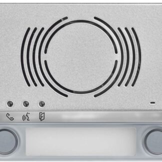 Frontalino modulo 1083/38 Urmet Alpha 2 tasti posto esterno audio Grigio - UTD 1168/132G