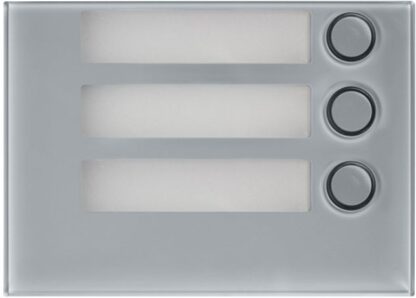Frontalino per modulo 1168/4 Urmet Alpha 3 Tasti Grigio - UTD 1168/13G