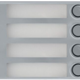 Frontalino per modulo 1168/4 Urmet Alpha 4 Tasti Grigio - UTD 1168/14G