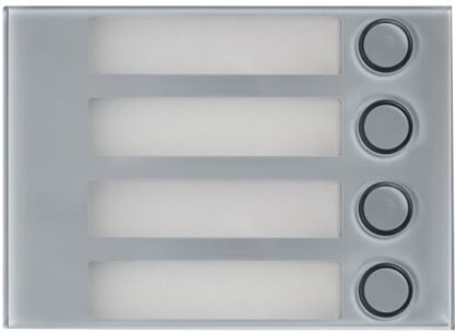 Frontalino per modulo 1168/4 Urmet Alpha 4 Tasti Grigio - UTD 1168/14G