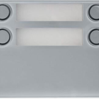Frontalino per modulo 1168/8 Urmet Alpha 4 Tasti su 2 file Grigio - UTD 1168/24G