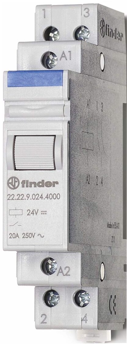 RELÈ MONOSTABILE 17.5MM 2NO 20A - FIN 222280244000