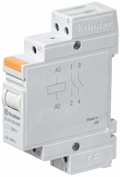 RELÈ MONOSTABILE 17.5MM 2NO 20A - FIN 222282304000