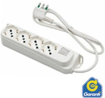 Multipresa spina 16A con 4 prese bipasso - FME 40420