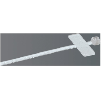 Fascetta Per Cablaggio - Con Targhetta Di Identificazione - 2,5x200 - Incolore. Conf. ACQUISTO 100PZ - GEW GW52293