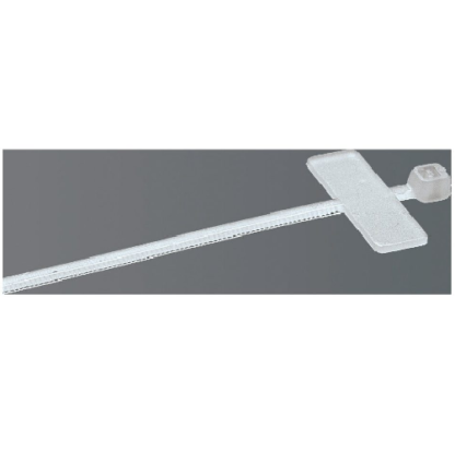 Fascetta Per Cablaggio - Con Targhetta Di Identificazione - 2,5x200 - Incolore. Conf. ACQUISTO 100PZ - GEW GW52293