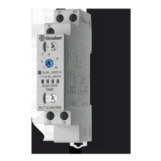 TEMPORIZZATORE MULTIFUNZ.12/240V SSR OUT. - FIN 807102400000