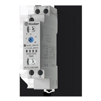 TEMPORIZZATORE MULTIFUNZ.12/240V SSR OUT. - FIN 807102400000