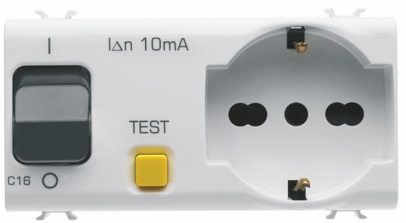 Presa interbloccata 2P+T 16A - GEW GW10322