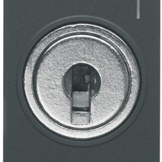 Pulsante bipolare 250v ac - na 10a con chiave 1 modulo - GEW GW12145