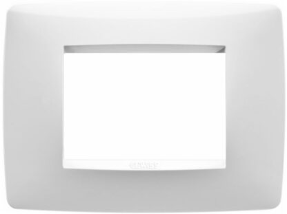 Placca ONE 3P bianco latte - GEW GW16103TB