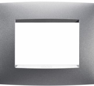 Placca One 3 posti titanio - GEW GW16103VT