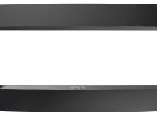 Placca One 6 posti nero satinato - GEW GW16106VN