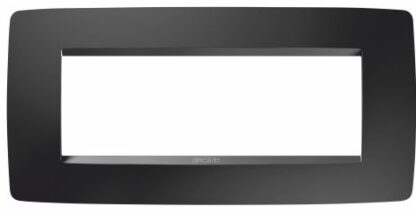 Placca One 6 posti nero satinato - GEW GW16106VN