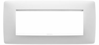 Placca One 6 posti bianco satinato - GEW GW16106VW
