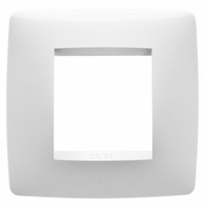 Placca ONE INT.2P bianco latte - GEW GW16122TB