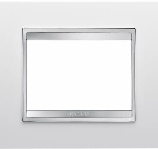 Placca LUX 3P bianco latte - GEW GW16203TB