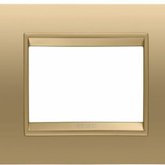 Placca Lux 3 posti oro - GEW GW16203XG