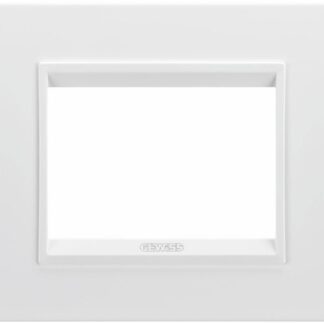 Placca Lux 3 posti bianco monochrome - GEW GW16203YB
