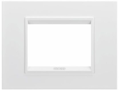 Placca Lux 3 posti bianco monochrome - GEW GW16203YB