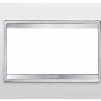 Placca Lux 4 posti bianco latte - GEW GW16204TB