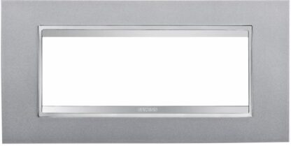 Placca LUX 6P titanio - GEW GW16206VT