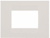 Placca Geo 3 posti avorio - GEW GW16403TI