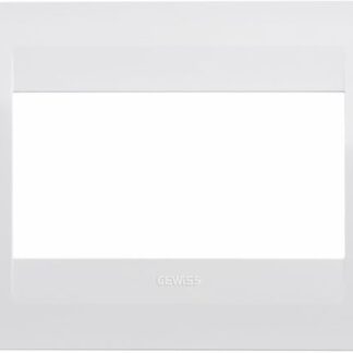 Placca GEO 4P bianco latte - GEW GW16404TB