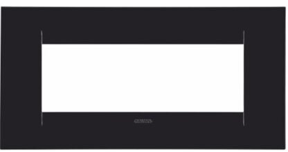 Placca Geo 6 posti nero toner - GEW GW16406TN